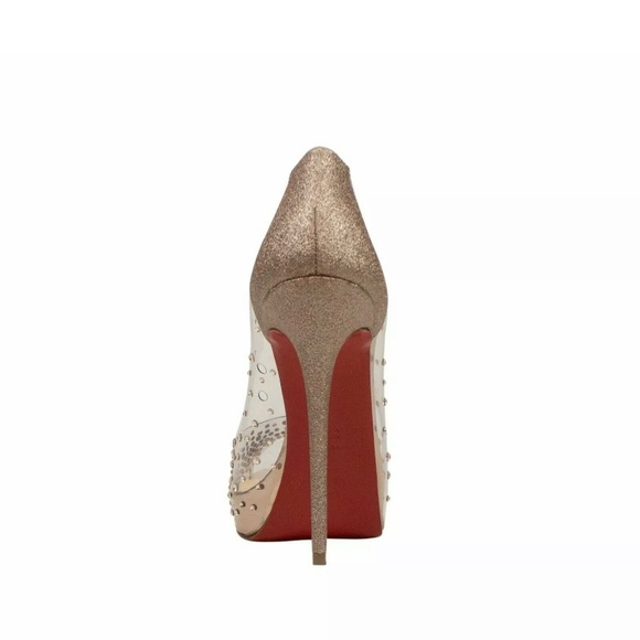 🛑 SOLD 🛑 Christian Louboutin Dust Pink PVC ‘Very Strass’ 120mm Pumps - Picture 5 of 7